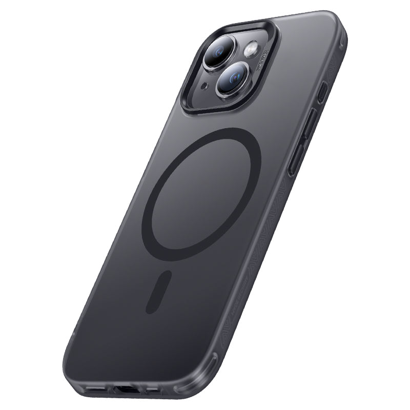 iPhone 15 Plus Kılıf Magsafe Şarj Özellikli Benks Lucid Armor Kılıf Siyah