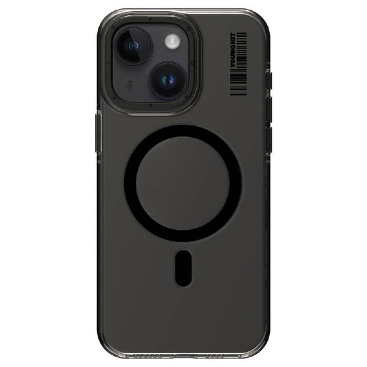 iPhone 15 Plus Kılıf Magsafe Şarj Özellikli Şeffaf Youngkit Crystal Shield Serisi Kılıf Renksiz