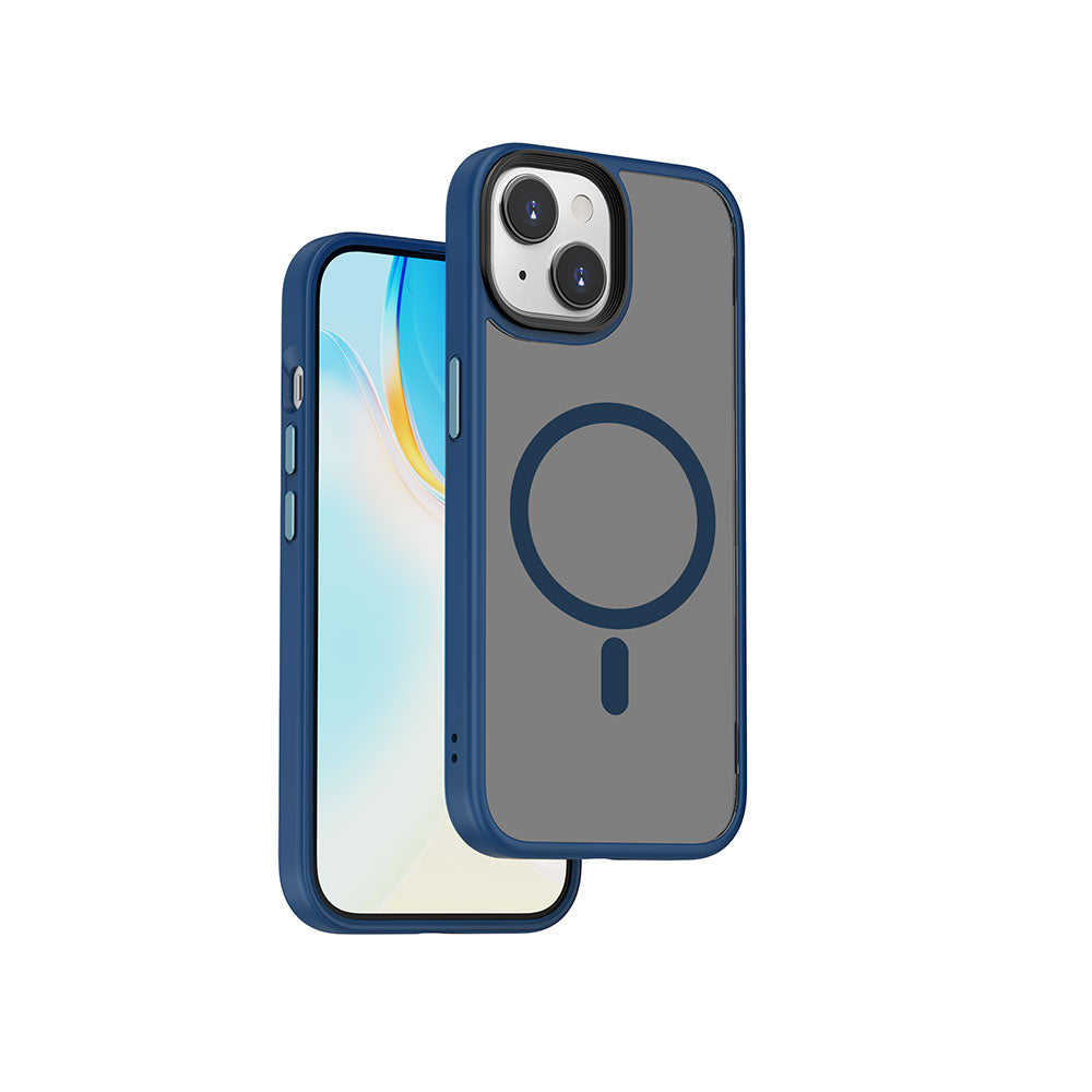 iPhone 15 Plus Kılıf Wiwu FGG-011 Magsafe Şarj Özellikli Kamera Korumalı Kılıf Siyah