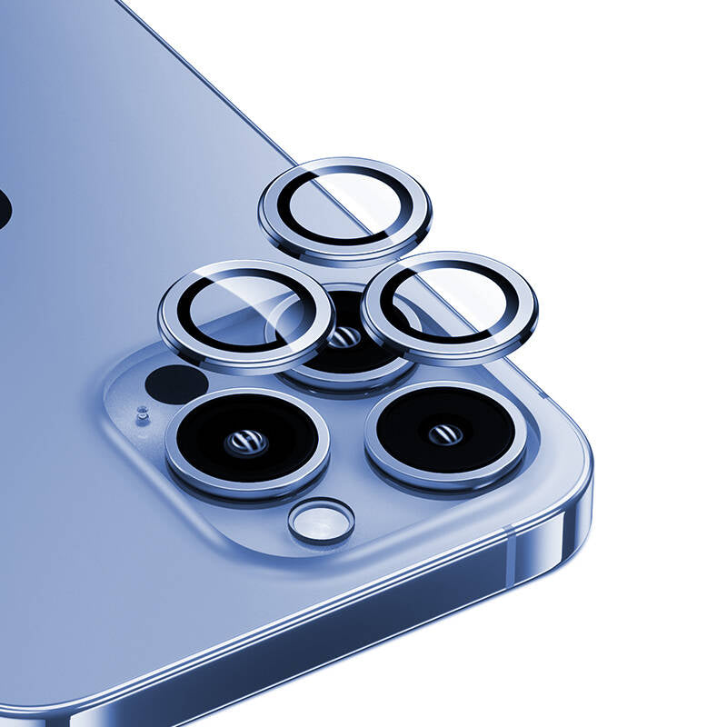 iPhone 15 Pro Benks DR Safir Kamera Lens Koruyucu Mavi