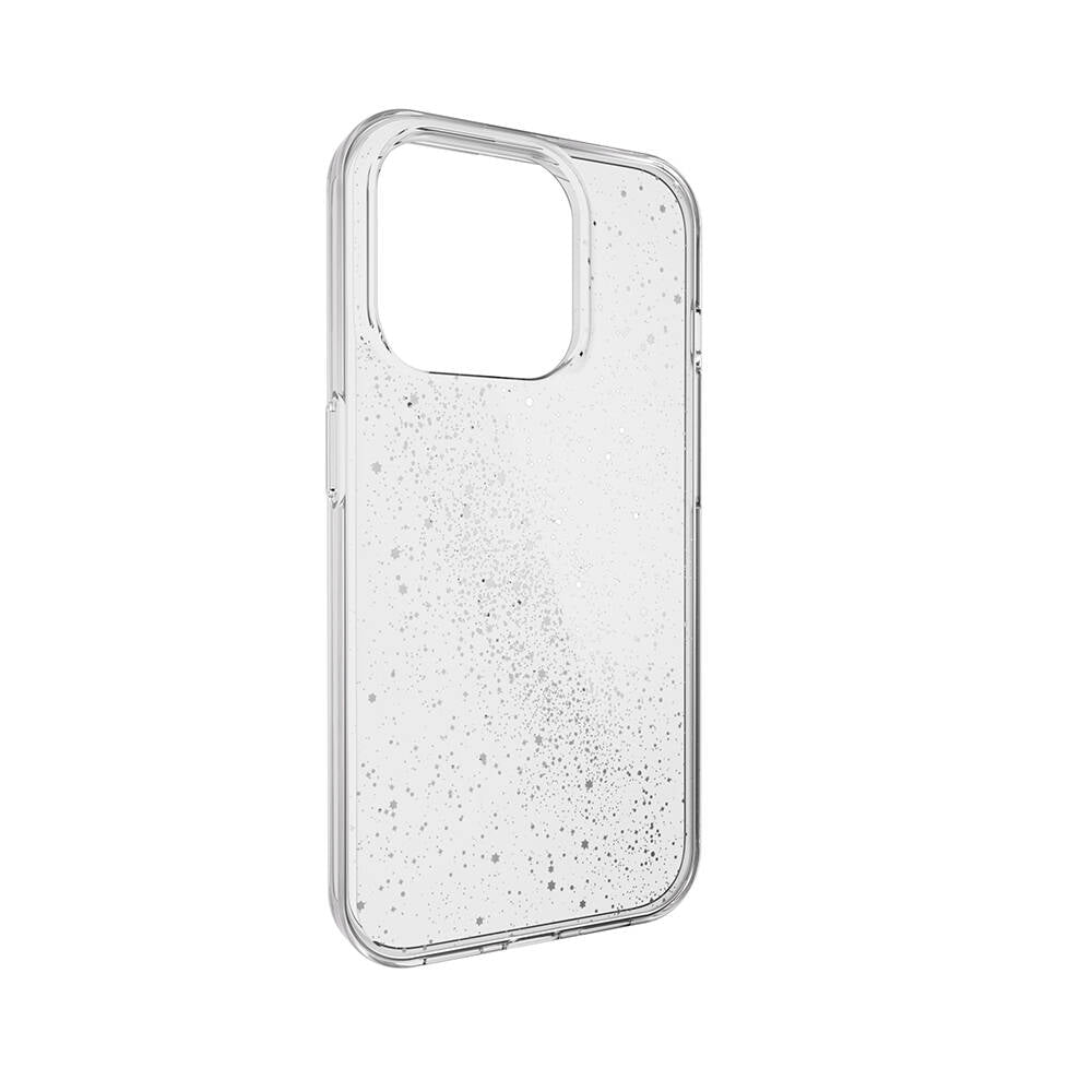 iPhone 15 Pro Kılıf Çift Katmanlı IMD Baskılı Bumper Lisanslı Switcheasy Cosmos Starlight Kılıf Renksiz