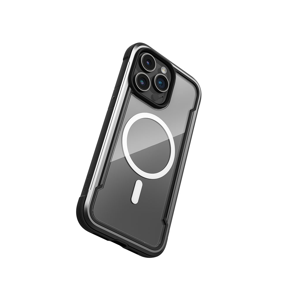 Apple iPhone 15 Pro Kılıf M-safe Şarj Özellikli Airbagli Raptic Shield Serisi Şeffaf Arka Yüzey Kapak Colorful