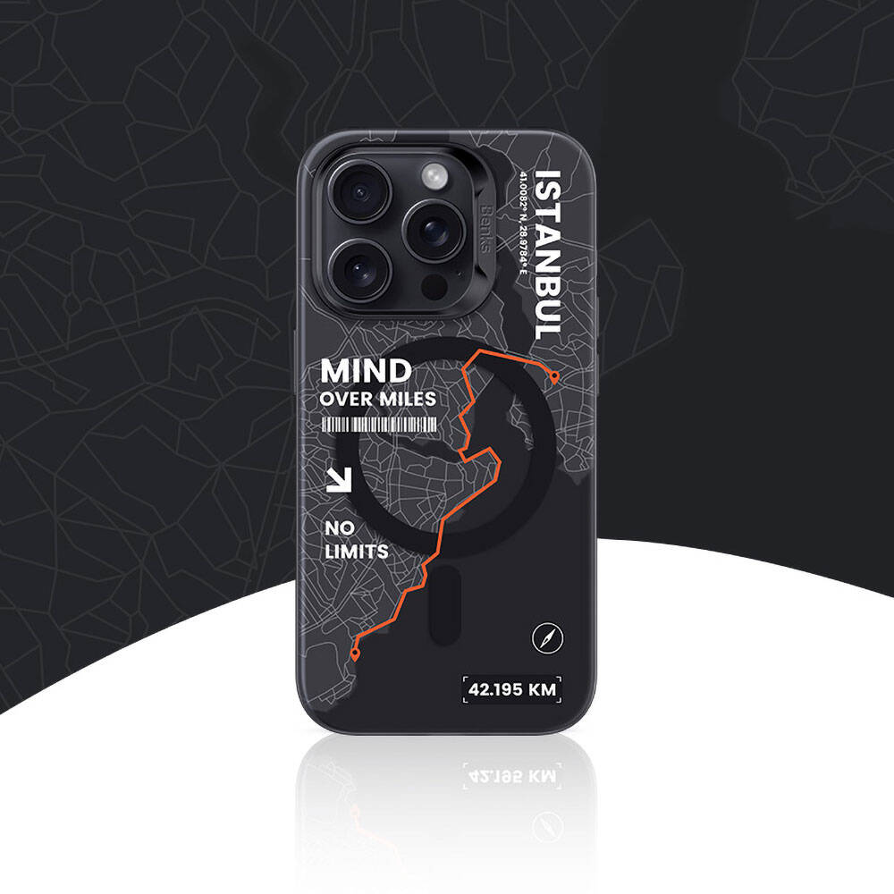 iPhone 15 Pro Kılıf Magsafe Şarj Özellikli Benks City Serisi Kılıf Mavi