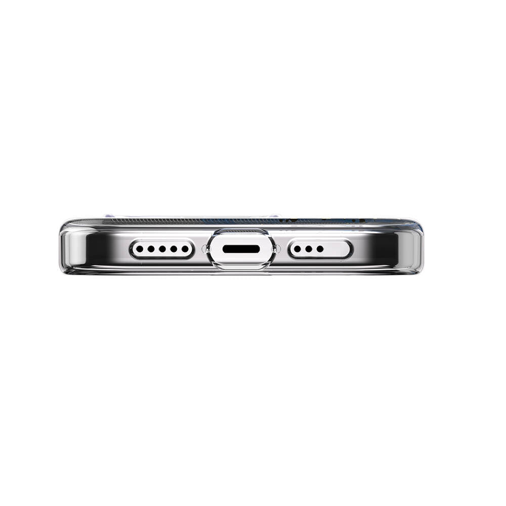 iPhone 15 Pro Kılıf Magsafe Şarj Özellikli Çift IMD Baskılı Lisanslı Switcheasy Artist-M Veil Kılıf Mor