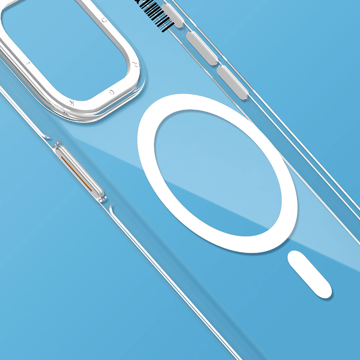 iPhone 15 Pro Kılıf Magsafe Şarj Özellikli Şeffaf Youngkit Crystal Shield Serisi Kılıf Siyah