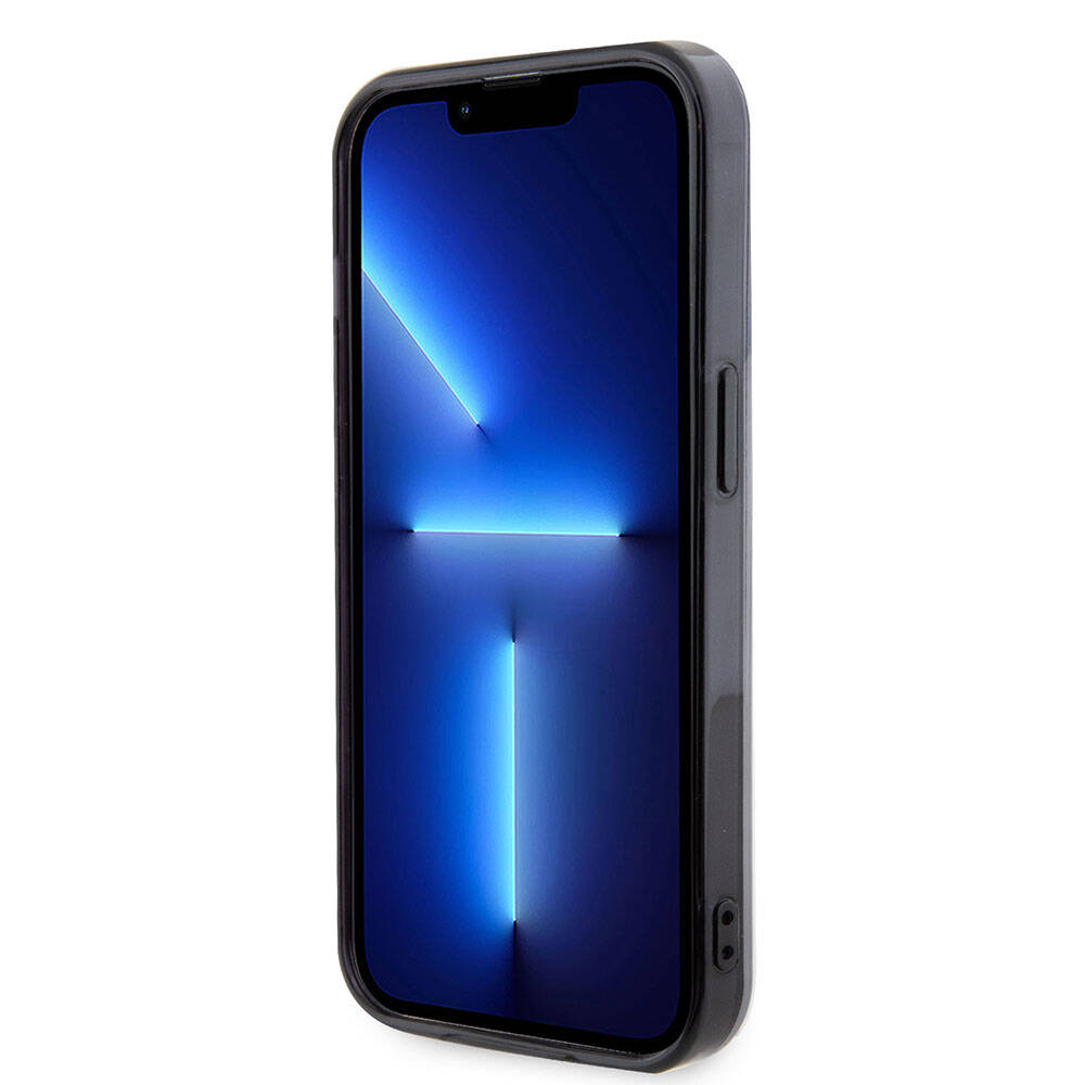 iPhone 15 Pro Kılıf Mercedes Benz Orjinal Lisanslı Magsafe Şarj Özellikli Çift Katmanlı Paralel Çizgi Desenli Kılıf Siyah