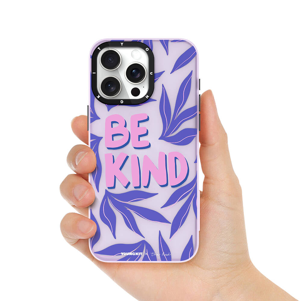 iPhone 15 Pro Kılıf Tara Reed Tasarımlı Youngkit Tiger Rhyme Kılıf Mor