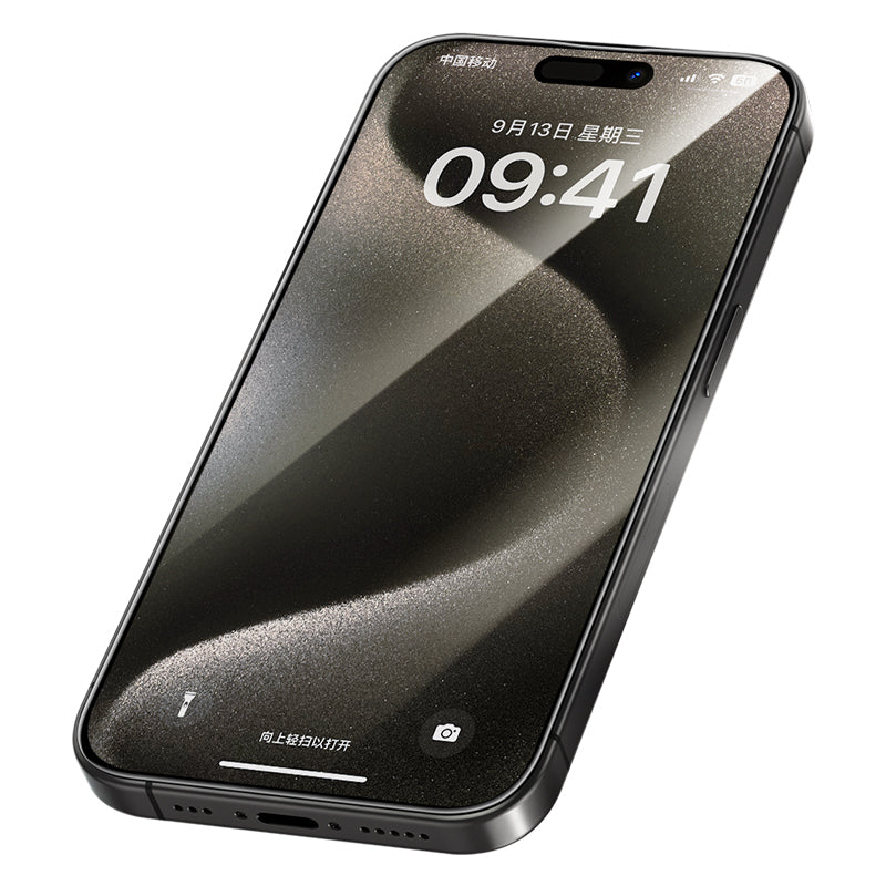 Apple iPhone 15 Pro Max Benks Arc Shield 3D Eğimli HD Parmak İzi Dirençli Ekran Koruyucu Siyah