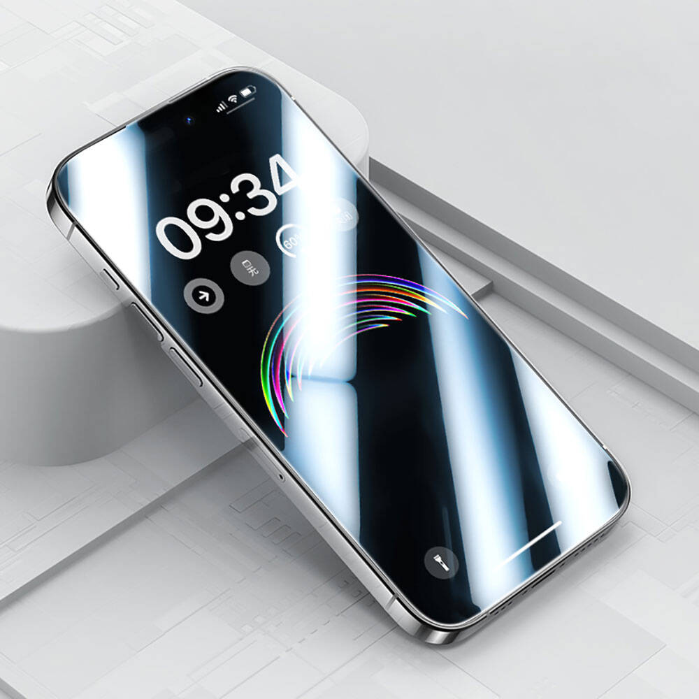 iPhone 15 Pro Max Benks Anti-Dust Toz Önleyici Özellikli Gaming Ekran Koruyucu Siyah