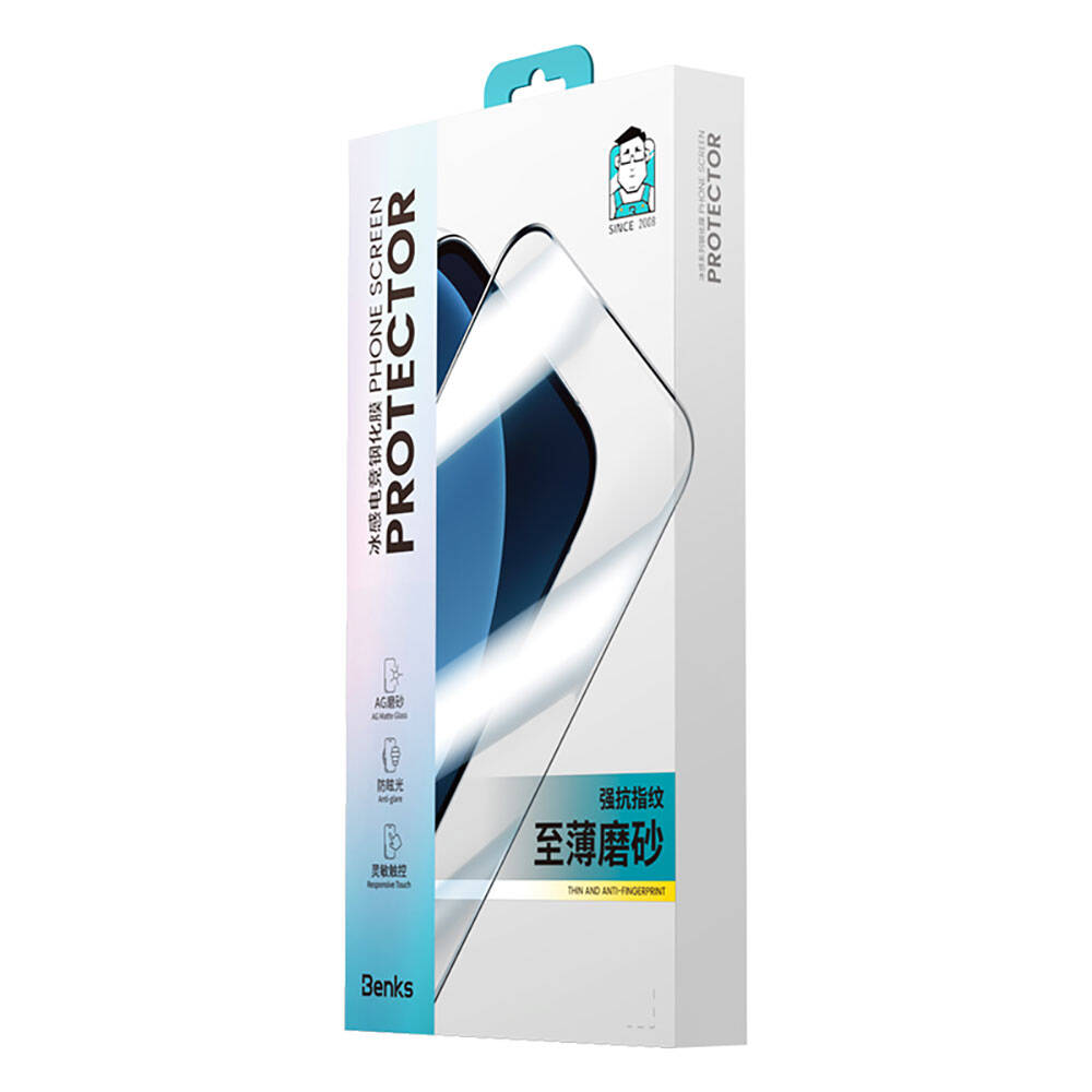 iPhone 15 Pro Max Benks Anti-Dust Toz Önleyici Özellikli Gaming Ekran Koruyucu Siyah