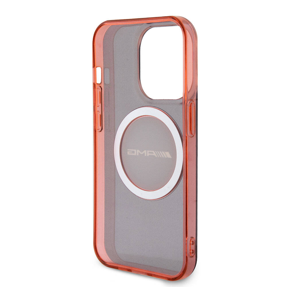 iPhone 15 Pro Max Kılıf AMG Orjinal Lisanslı Magsafe Şarj Özellikli Transparan Timeless Kılıf Siyah