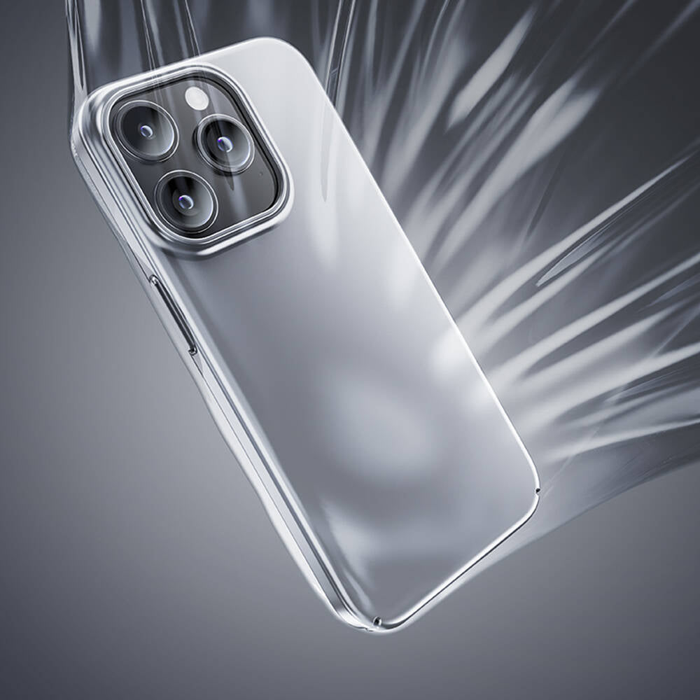 iPhone 15 Pro Max Kılıf Benks Ultra İnce PC Kılıf Gri