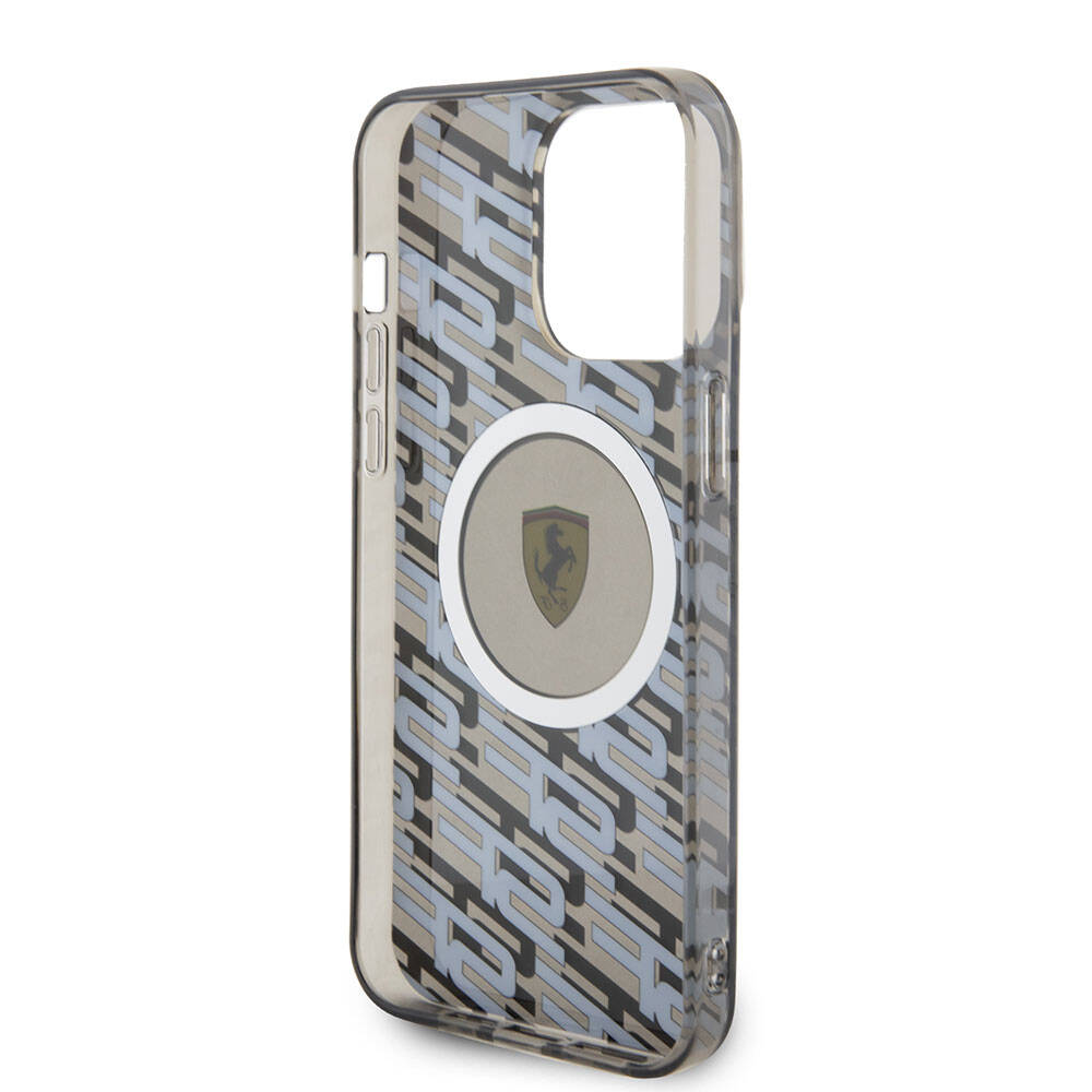 iPhone 15 Pro Max Kılıf Ferrari Orjinal Lisanslı Magsafe Şarj Özellikli Multi SF Kılıf Kırmızı