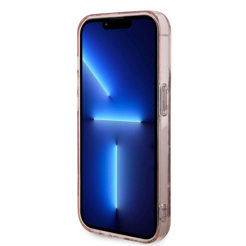 iPhone 15 Pro Max Kılıf Hello Kitty Orjinal Lisanslı İkonik Logolu Etiket Graffiti Kılıf Pembe