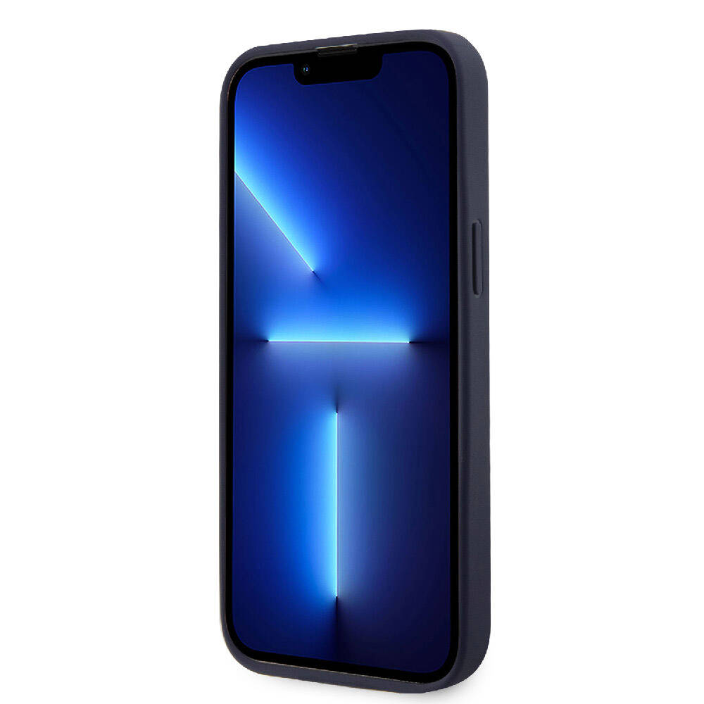 iPhone 15 Pro Max Kılıf Lacoste Orjinal Lisanslı Magsafe Şarj Özellikli PU Deri Görünümlü Kartlıklı Karışık Monogram Desenli Kılıf Beyaz