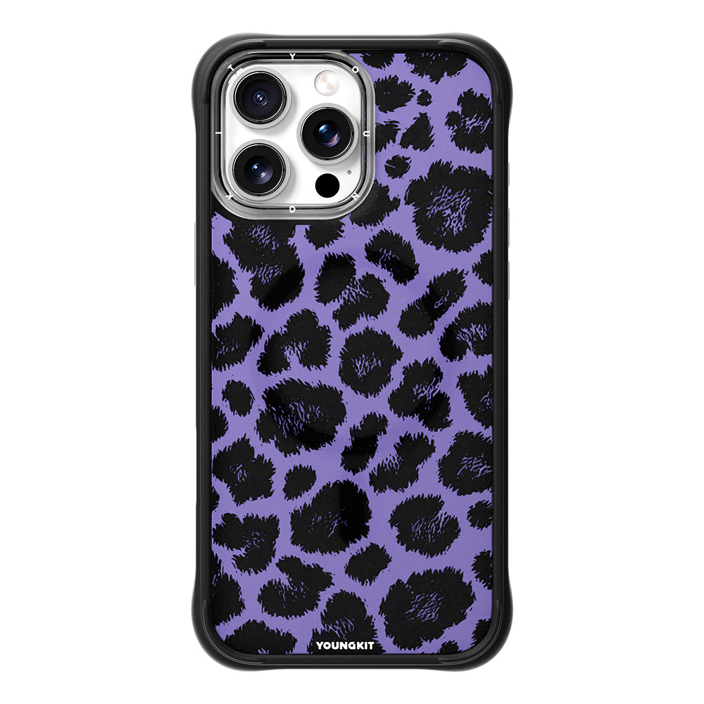 Apple iPhone 15 Pro Max Kılıf M-safe Şarj Özellikli Youngkit Leopard Serisi Kapak