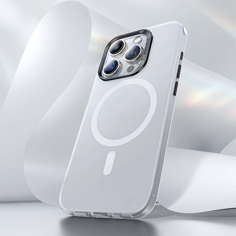 iPhone 15 Pro Max Kılıf Magsafe Şarj Özellikli Benks Lucid Armor Kılıf Siyah