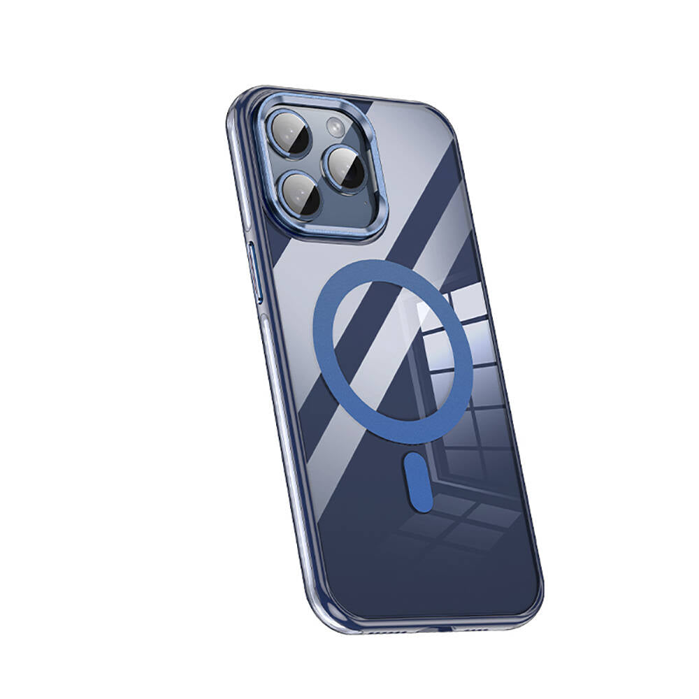 iPhone 15 Pro Max Kılıf Magsafe Şarj Özellikli Wlons Standlı Efsane Kılıf Siyah