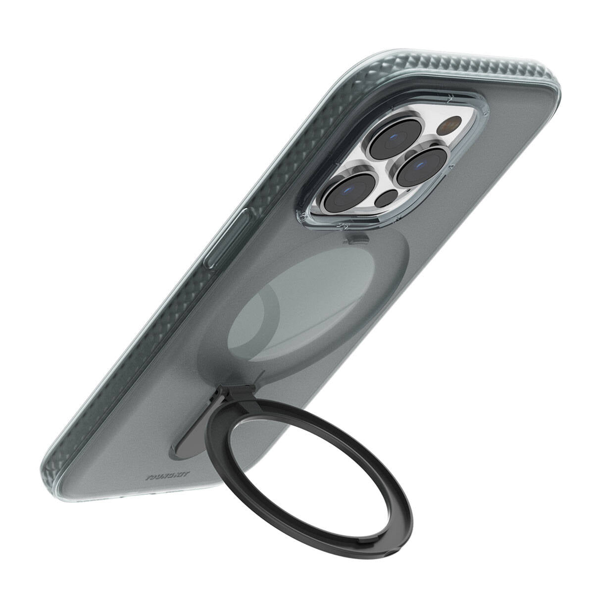 iPhone 15 Pro Max Kılıf Magsafe Şarj Özellikli Youngkit Rock Serisi Kılıf Mavi