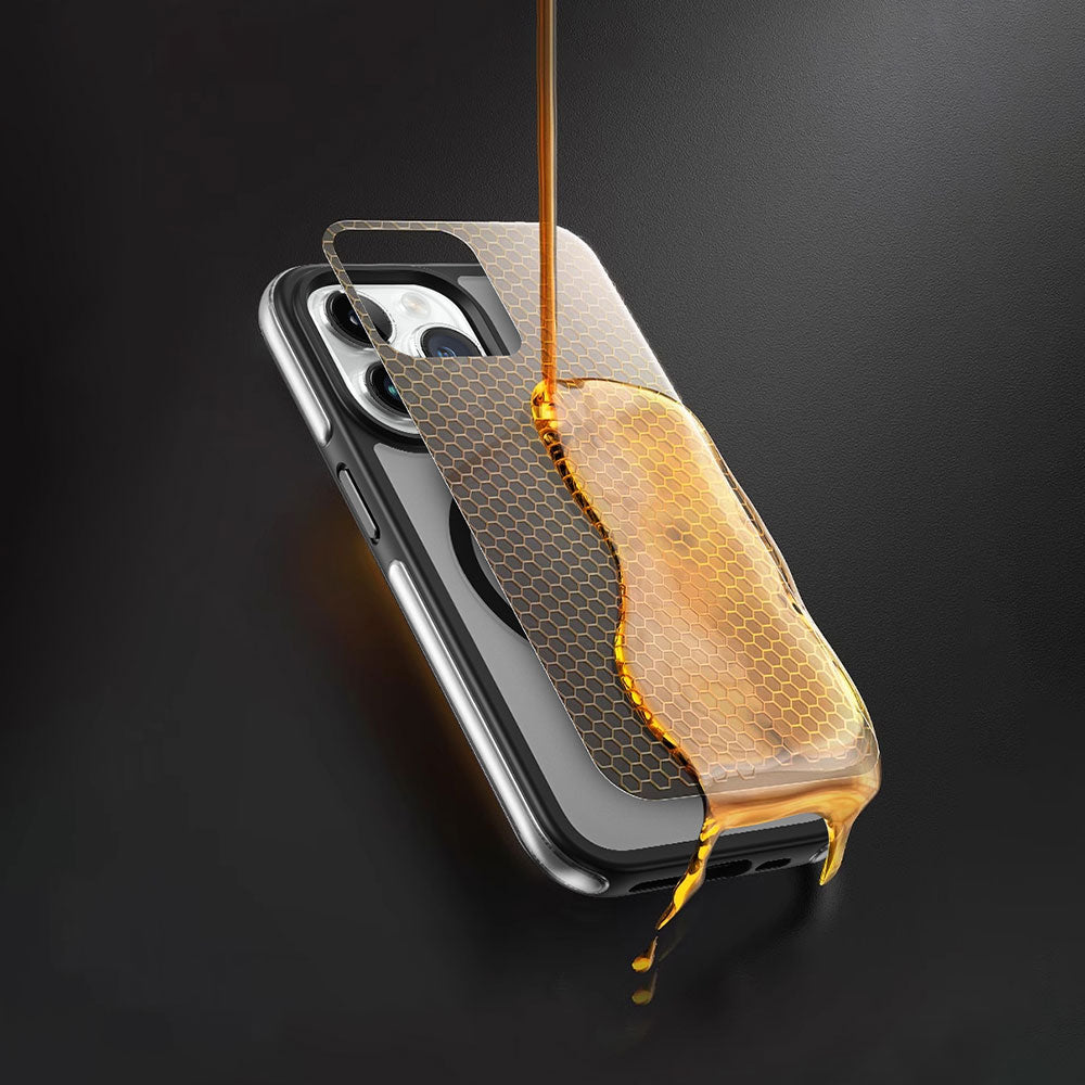 iPhone 15 Pro Max Kılıf Wiwu ZKK-012 Magsafe Şarj Özellikli Air Cushion Kılıf Mavi