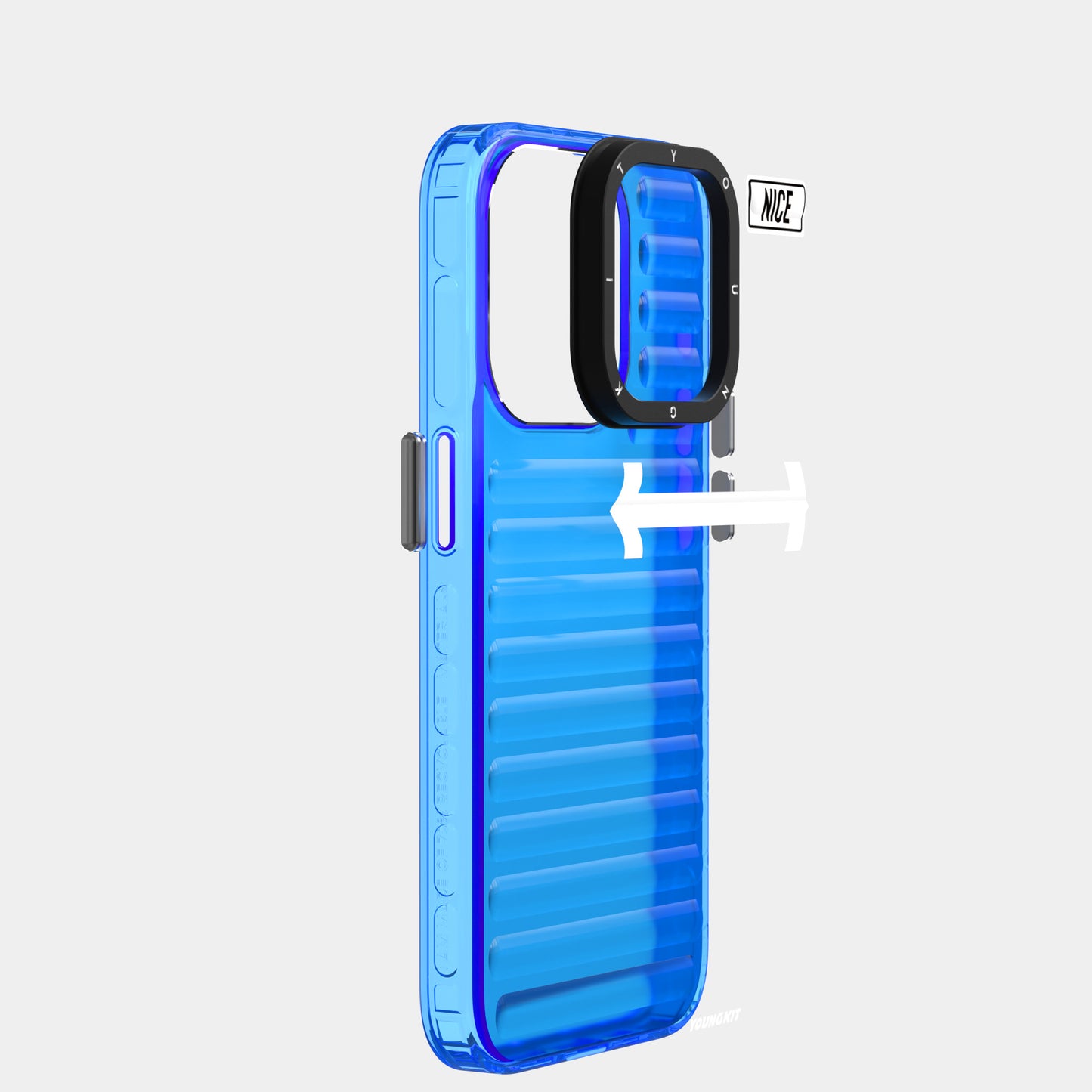 iPhone 15 Pro Max Kılıf YoungKit Luggage FireFly Serisi Kılıf Yeşil