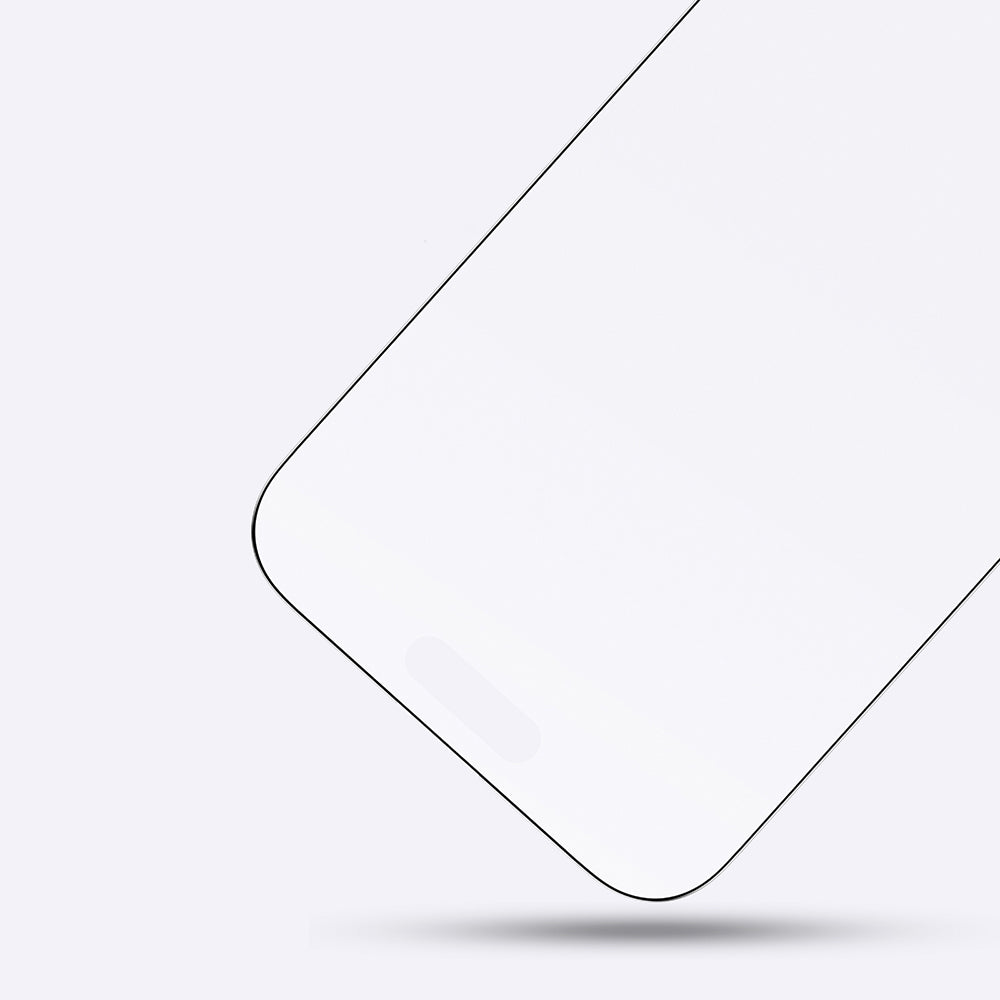 Apple iPhone 16 Amazingthing Radix Mat Parmak İzi Bırakmayan Temperli Cam Ekran Koruyucu Siyah