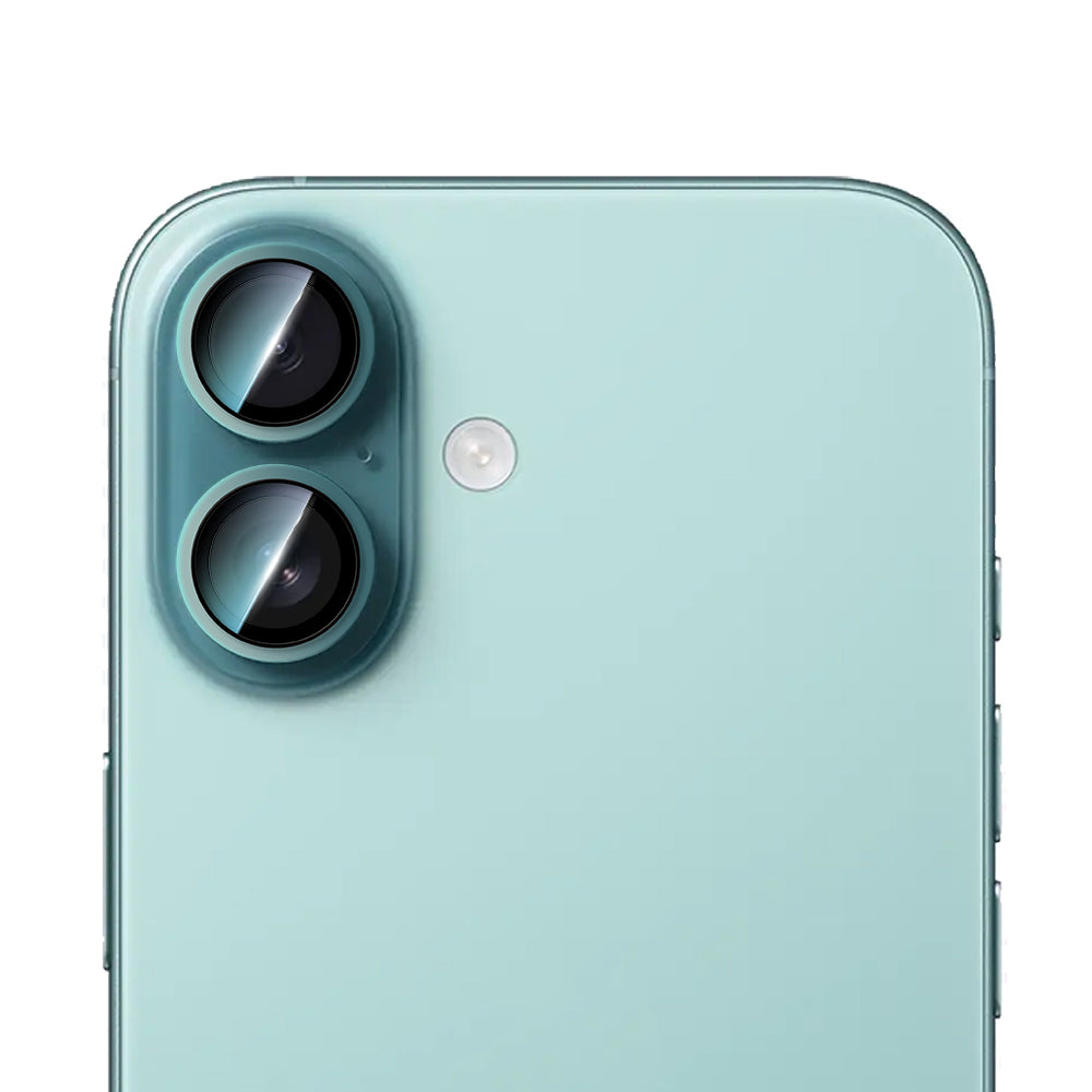 Apple iPhone 16 CaseWorld Alloy Two-Color Serisi Lens Koruyucu