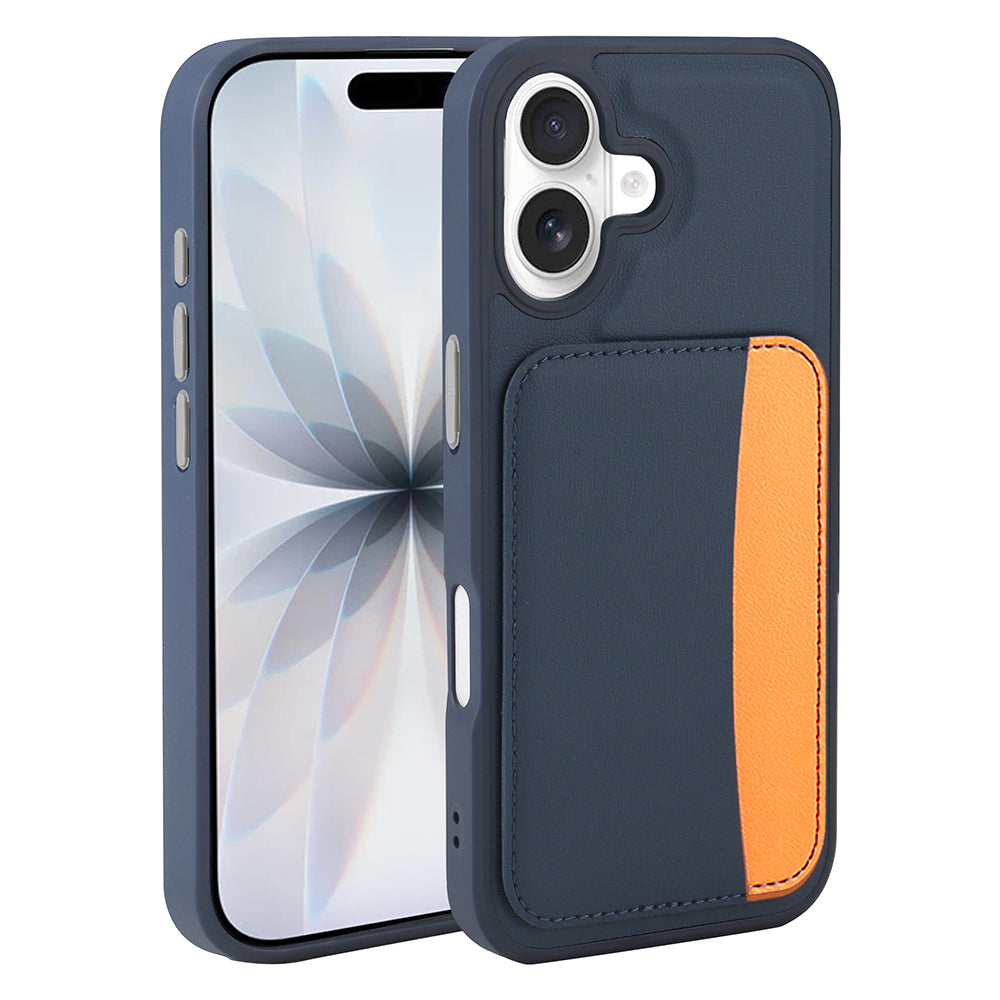 Apple iPhone 16 Kılıf Kartlıklı Zore X-Kart Silikon Kapak