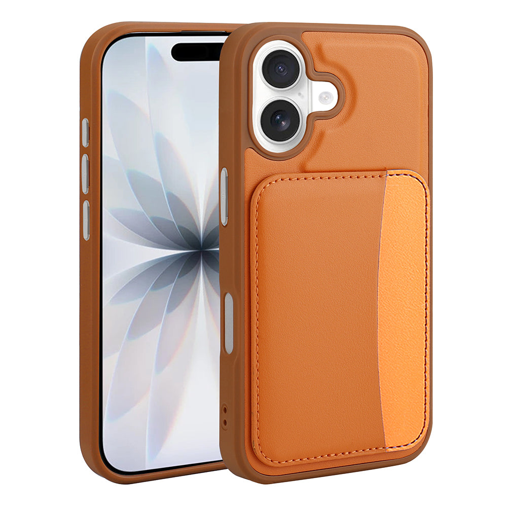 Apple iPhone 16 Kılıf Kartlıklı Zore X-Kart Silikon Kapak