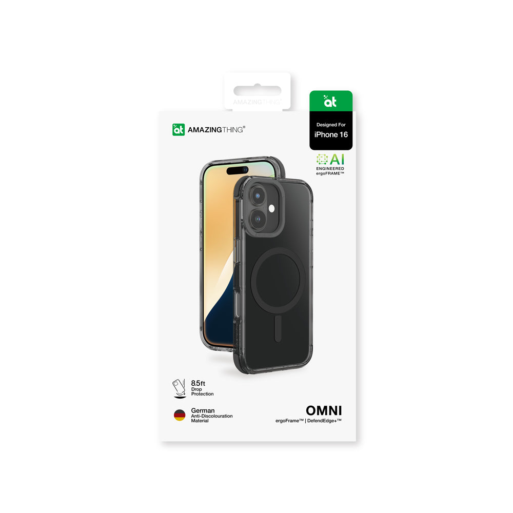 iPhone 16 Kılıf Magsafe Şarj Özellikli Amazingthing Omni Serisi Kılıf Pembe