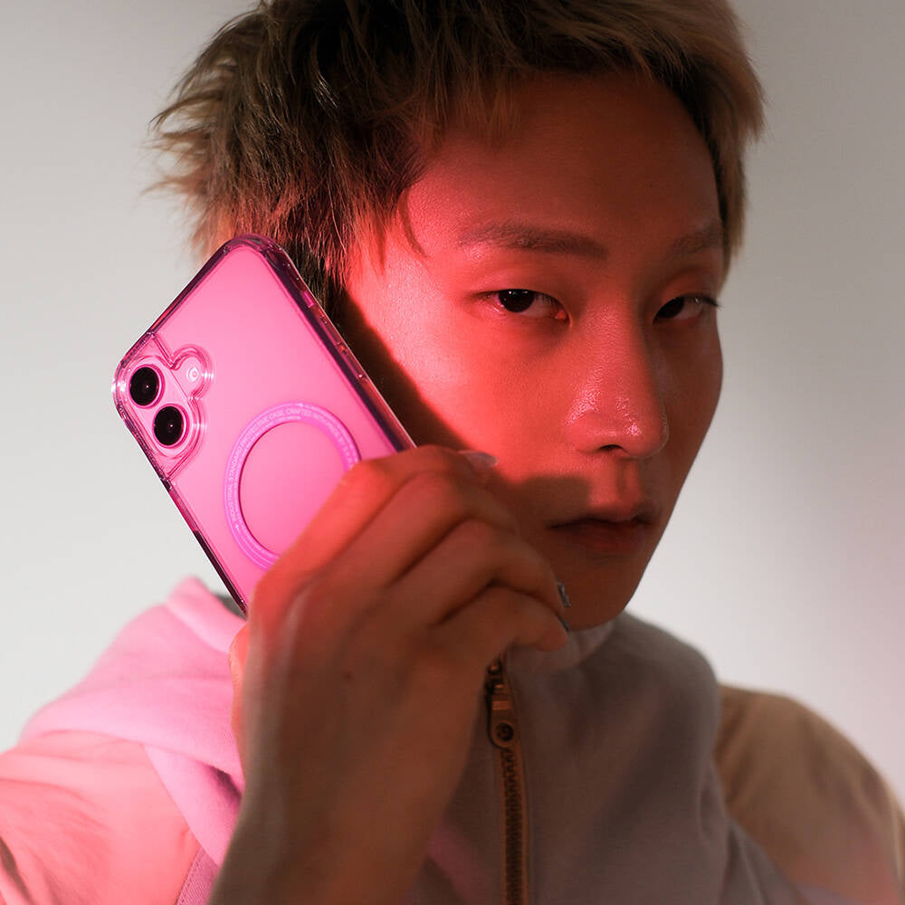 iPhone 16 Kılıf Magsafe Şarj Özellikli Şeffaf Airbag Tasarımlı Skinarma Saido Kılıf Şeffaf