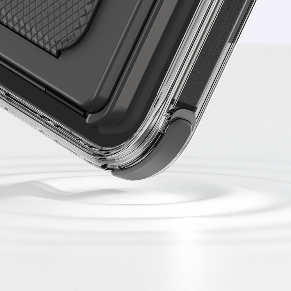 iPhone 16 Kılıf Magsafe Şarj Özellikli Standlı Kartlıklı Set Amazingthing Omni Adventure Serisi Kılıf Siyah