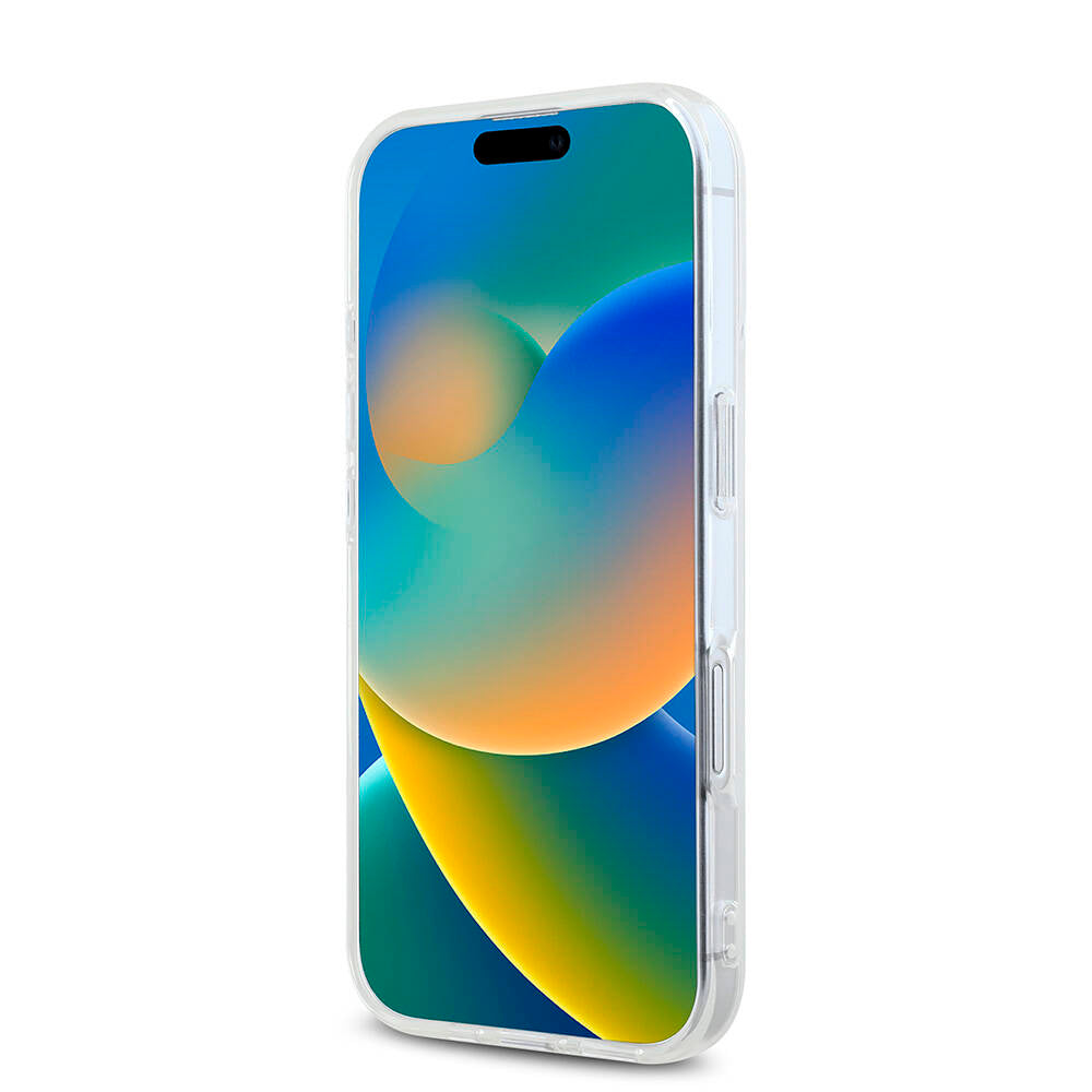 iPhone 16 Kılıf U.S. Polo Assn. Orjinal Lisanslı Magsafe Şarj Özellikli IML Double Horse Logolu Ring Kılıf Beyaz