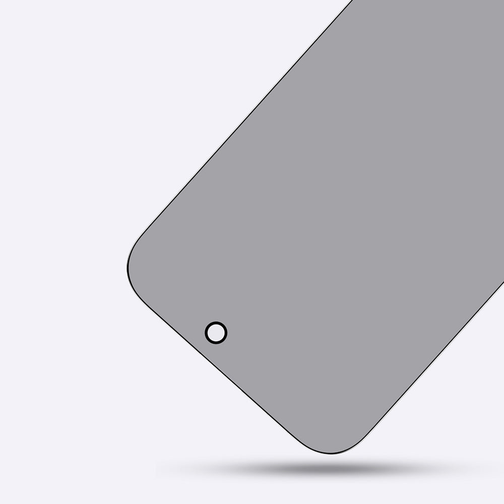 Apple iPhone 16 Plus Amazingthing Radix Privacy Parmak İzi Bırakmayan Temperli Cam Ekran Koruyucu Siyah