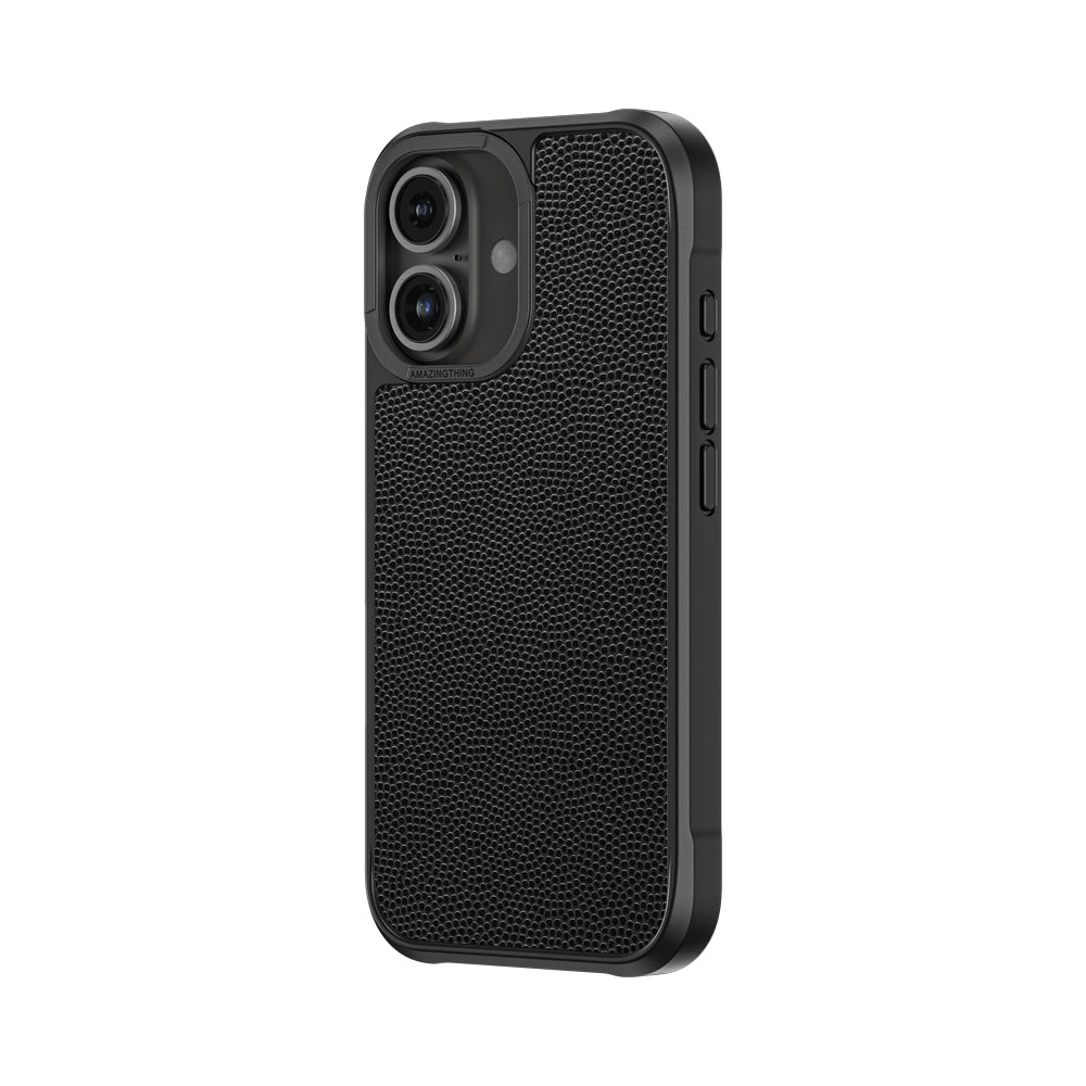 iPhone 16 Plus Kılıf Magsafe Şarj Özellikli Amazingthing Glamour Serisi Kılıf Siyah