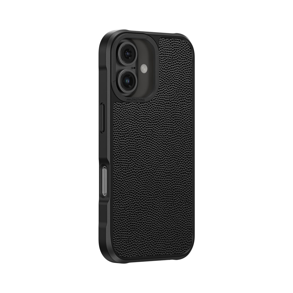 iPhone 16 Plus Kılıf Magsafe Şarj Özellikli Amazingthing Glamour Serisi Kılıf Siyah