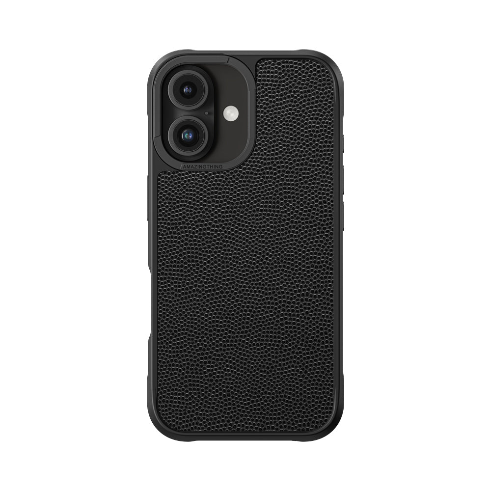 iPhone 16 Plus Kılıf Magsafe Şarj Özellikli Amazingthing Glamour Serisi Kılıf Siyah