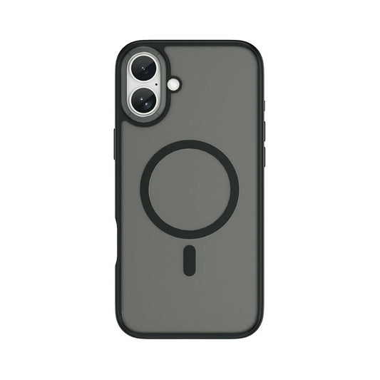 iPhone 16 Plus Kılıf Wiwu FGG-012 ArmorPro Serisi Magsafe Şarj Özellikli Parmak İzi Bırakmayan Kılıf Siyah