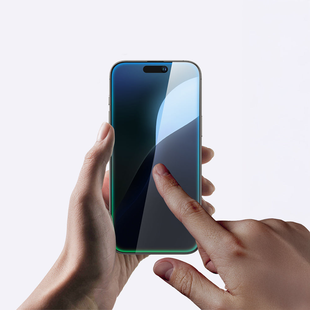 Apple iPhone 16 Pro Amazingthing Titan Parmak İzi Bırakmayan Temperli Cam Ekran Koruyucu Siyah