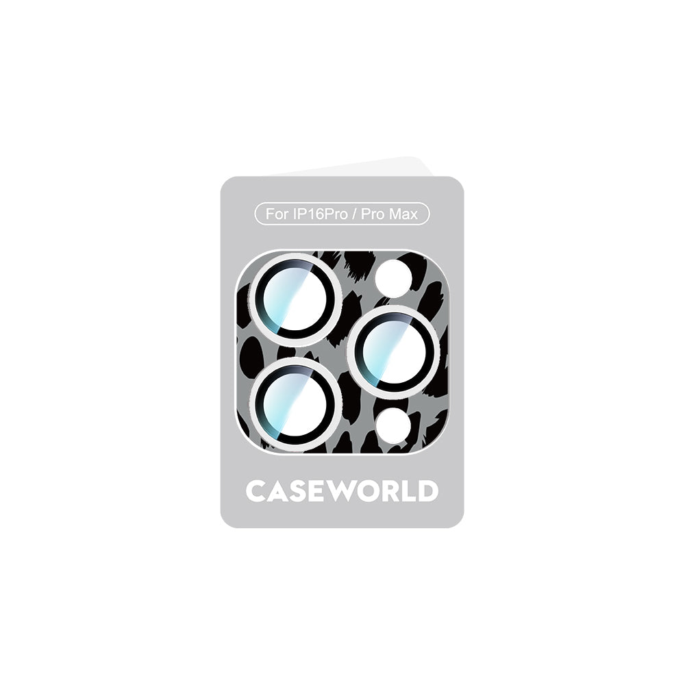Apple iPhone 16 Pro CaseWorld Crystal Color Serisi Full Kamera Lens Koruyucu Mor