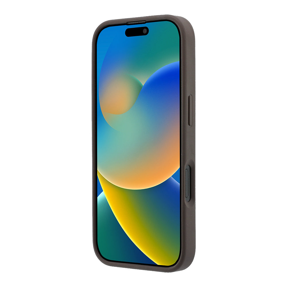 Apple iPhone 16 Pro Kılıf Guess Orjinal Lisanslı M-safe Kabartmalı 4G Desenli Yazı Logolu Kapak