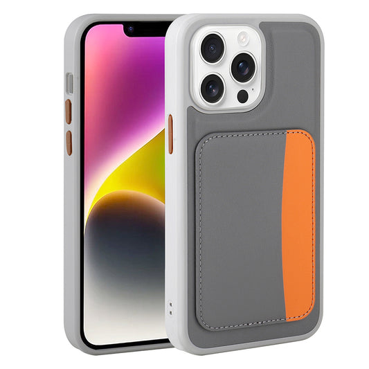 Apple iPhone 16 Pro Kılıf Kartlıklı Zore X-Kart Silikon Kapak