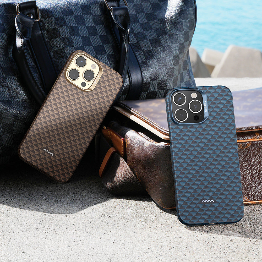 Apple iPhone 16 Pro Kılıf M-safe Şarj Özellikli Raptic Aramid Skin Origin Serisi Kapak Kırmızı