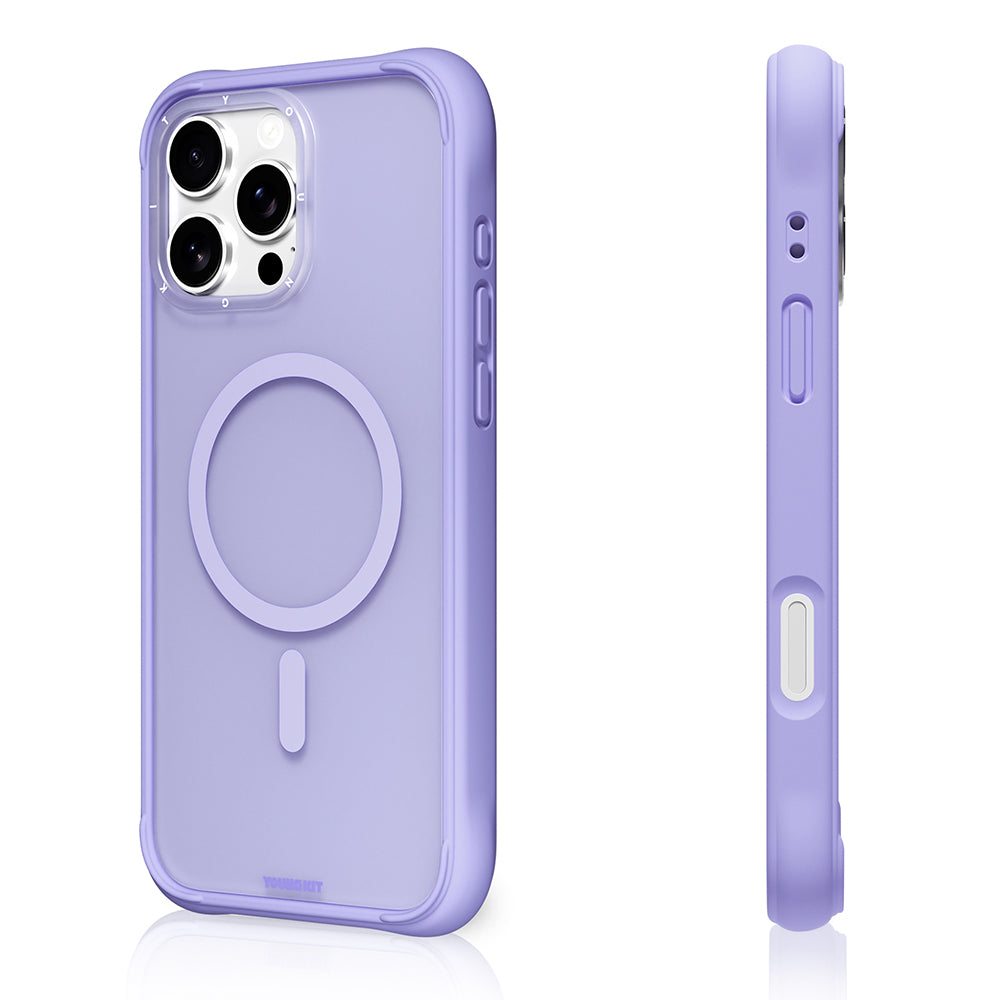 Apple iPhone 16 Pro Kılıf M-safe Şarj Özellikli Youngkit Macaroon Serisi Kapak Yeşil