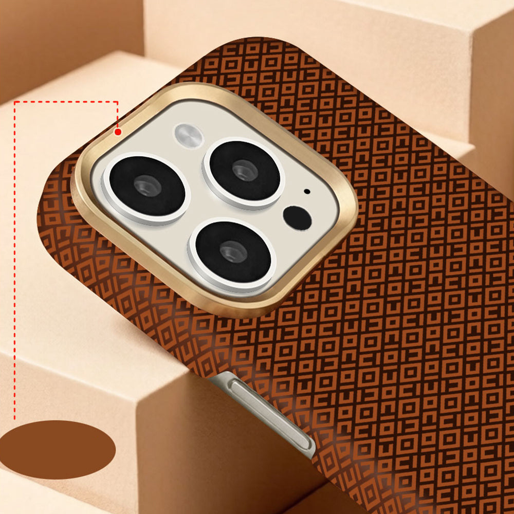Apple iPhone 16 Pro Kılıf M-Safe Şarj Özellikli Zore Paris Vax Sert PC Kapak
