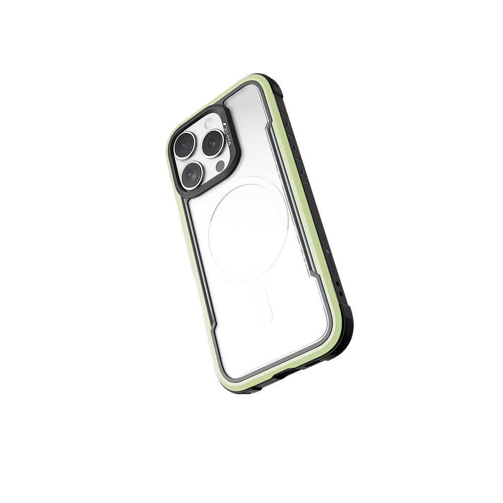 Apple iPhone 16 Pro Kılıf M-safe Şarj Özellikli Airbagli Raptic Shield Serisi Şeffaf Arka Yüzey Kapak Colorful