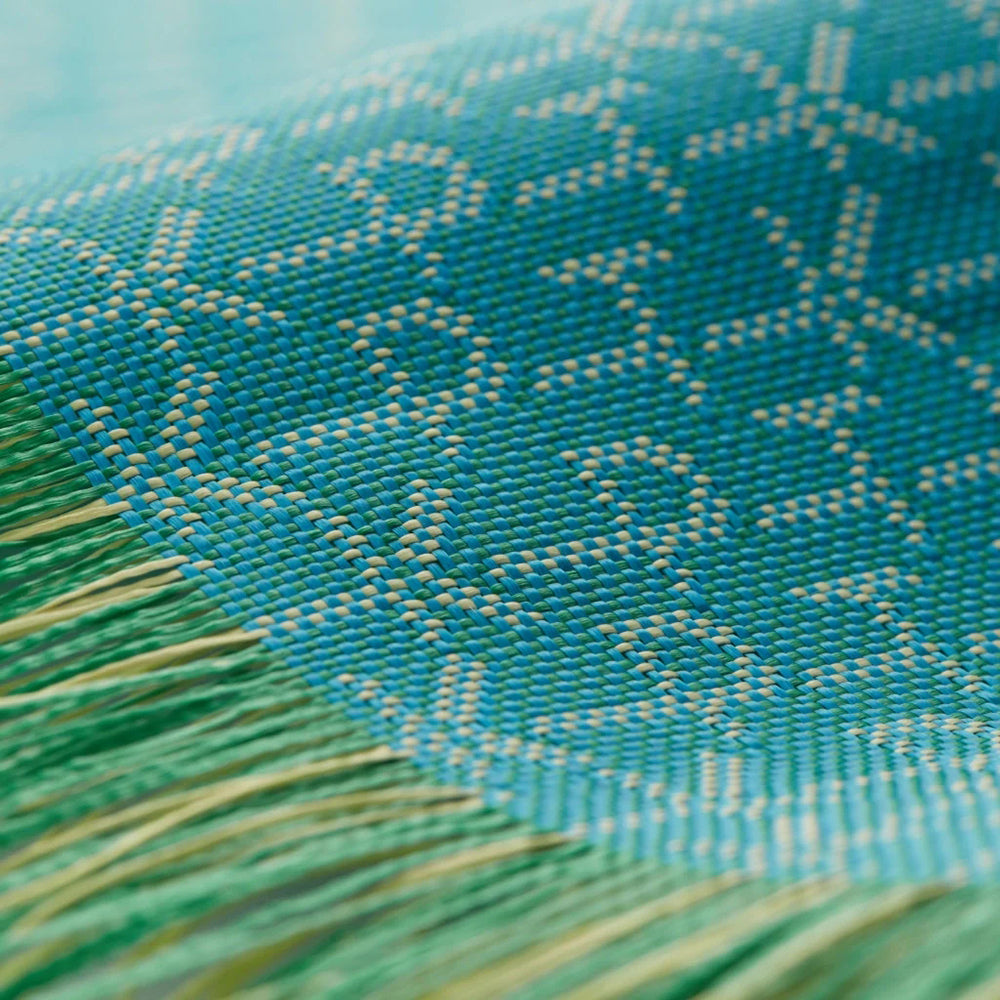 Apple iPhone 16 Pro Kılıf M-safe Şarj Özellikli Aramid Fiber Pitaka Tactile Woven Monogram Serisi Kapak Yeşil