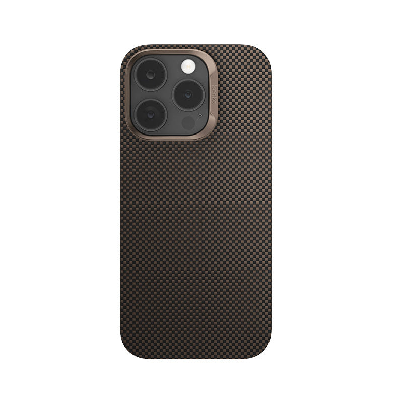 iPhone 16 Pro Kılıf Magsafe Şarj Özellikli Benks Yeni Seri ArmorTint ArmorAir Kevlar Kılıf Gold