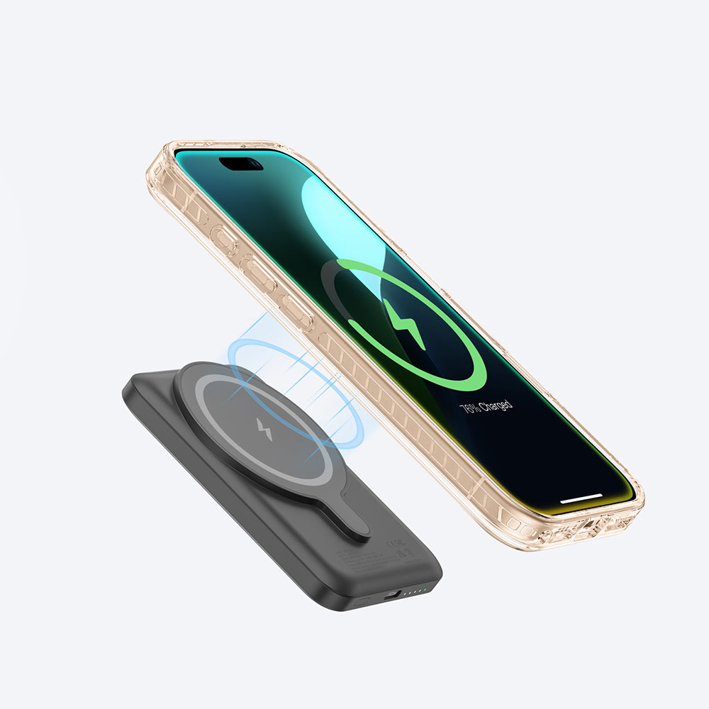 iPhone 16 Pro Kılıf Magsafe Şarj Özellikli Standlı Amazingthing Titan Pro Plus Kılıf Siyah