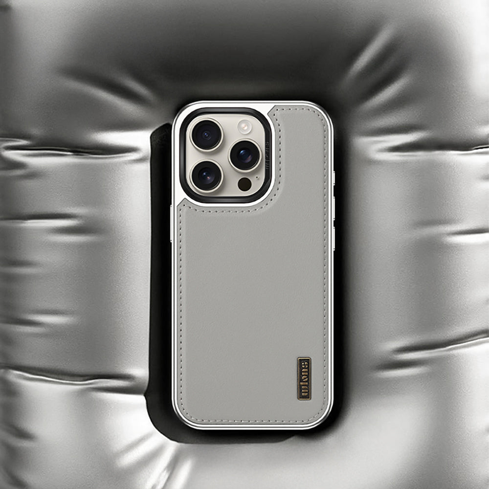 Apple iPhone 16 Pro Kılıf M-safe Şarj Özellikli Standlı Leto Kapak Siyah